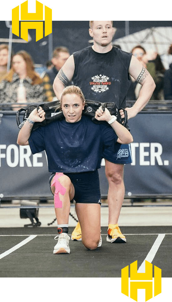 Gaëlle et Brice - Fondateurs de Le Hangar Training, salle HYROX et Cross Training à Escalquens